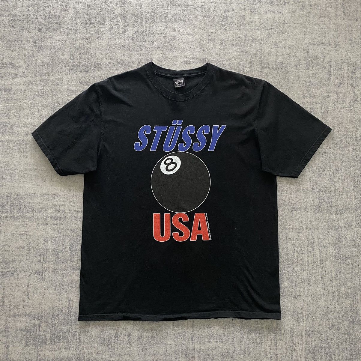 Stussy STUSSY USA Tee black Size US L / EU 52-54 / 3 - 1 Thumbnail