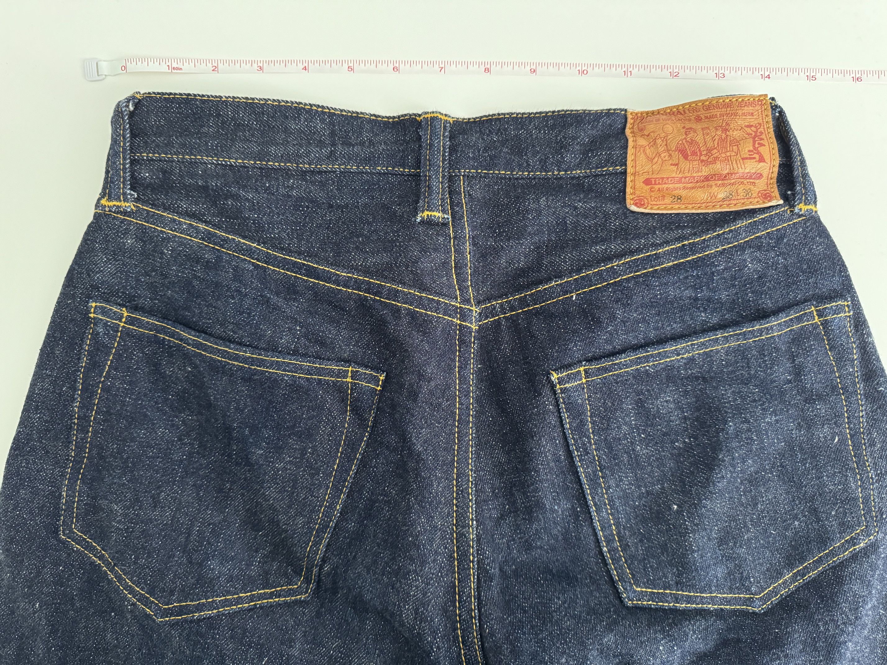 Samurai Jeans Samurai Jeans S3000VXII 17OZ Raw Wide Straight - 28 x 35.5 Size US 28 / EU 44 - 1 Thumbnail