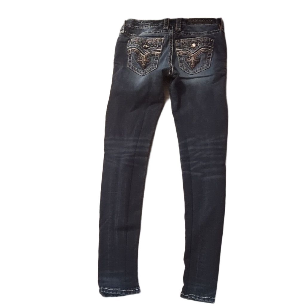 Rock Revival Rock Revival Haile Mid Rise Skinny Jeans Size 27 Size 27" / US 4 / IT 40 - 10 Thumbnail