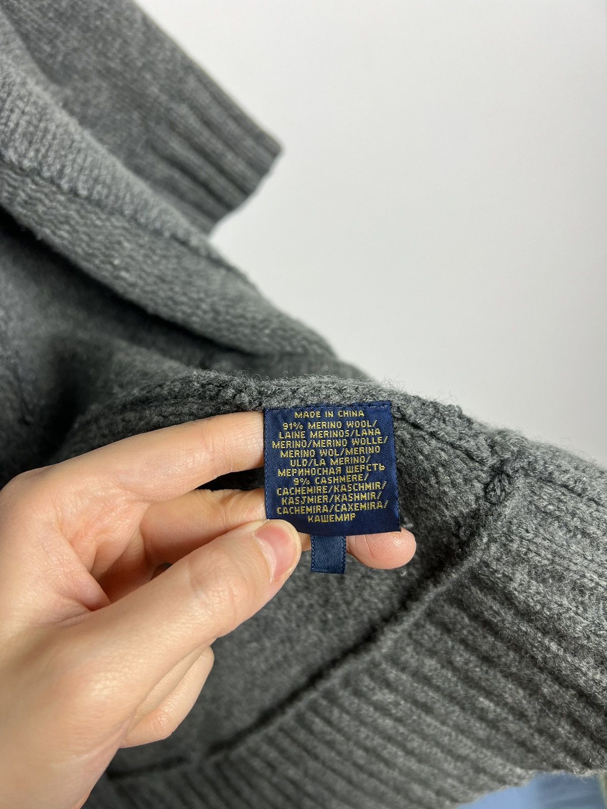 Polo Ralph Lauren × Ralph Lauren Sweater Polo Ralph Lauren Cashmere / Merino Wool Size S / US 4 / IT 40 - 5 Thumbnail
