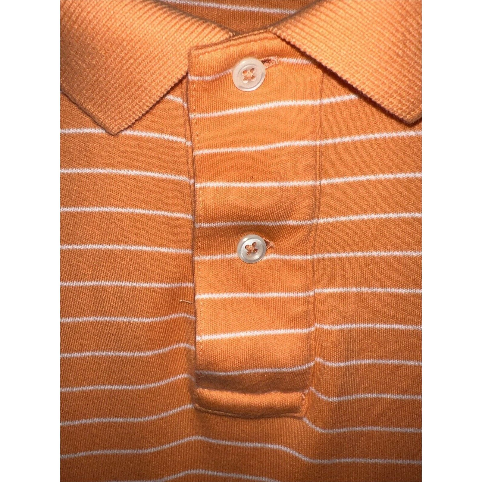 Ralph Lauren Polo Ralph Lauren Men’s Shirt Custom Fit Orange Striped XL Size US XL / EU 56 / 4 - 3 Thumbnail