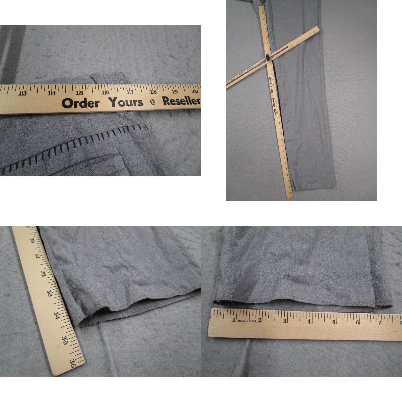 Versus VINTAGE Versus Gianni Versace Dress Pants Mens 36 Gray Virgin Wool Trousers Y2K Retro Size US 36 / EU 52 - 8 Thumbnail