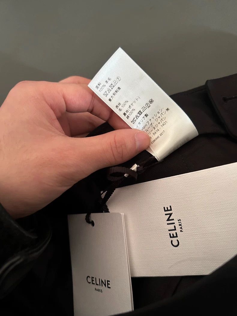 Celine Celine 21 FW oversized wool board pants 2501-Nextarrow Size US 44 / EU 60 - 6 Thumbnail