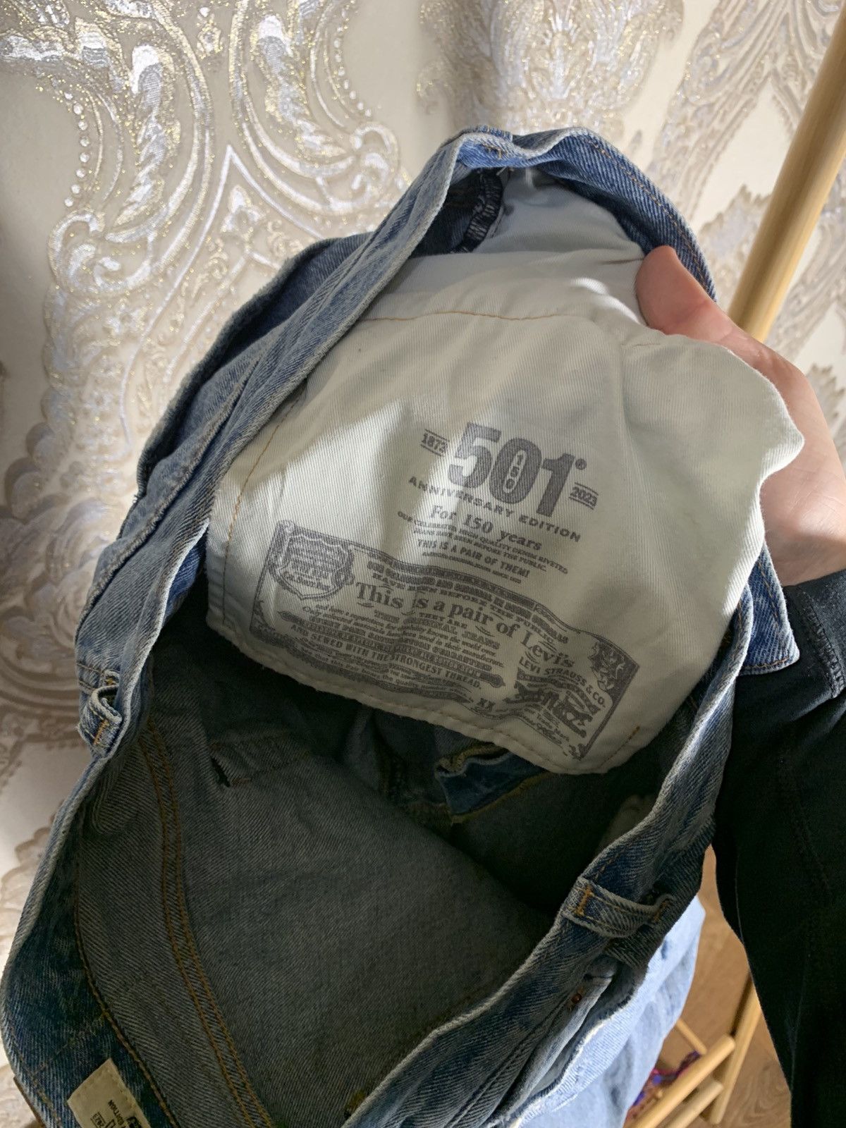 Levi's Made & Crafted VINTAGE LEVIS 501 150 YEARS DESIGNER DENIM JEANS Y2K 90s USA Size US 36 / EU 52 - 8 Thumbnail