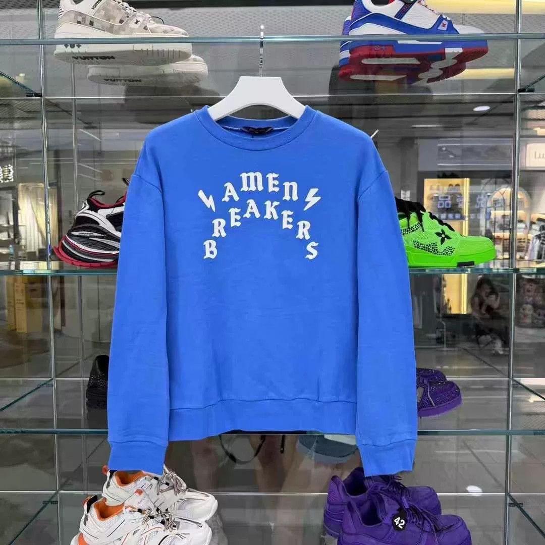 Louis Vuitton Louis Vuitton Letter Print Pullover Sweatshirt Size M / US 6-8 / IT 42-44 - 1 Thumbnail