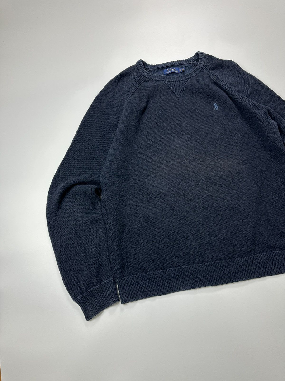 Polo Ralph Lauren Polo Ralph Lauren Sweater Blue Heavy Knit Logo Size US XL / EU 56 / 4 - 3 Thumbnail