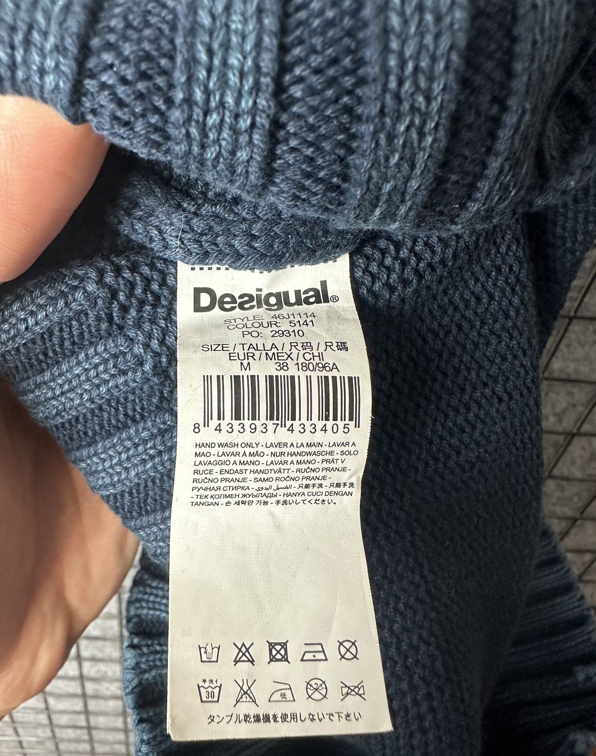 Desigual Desigual Streetwear Toggle Closure Knitted Sweater Size M Size US M / EU 48-50 / 2 - 6 Thumbnail