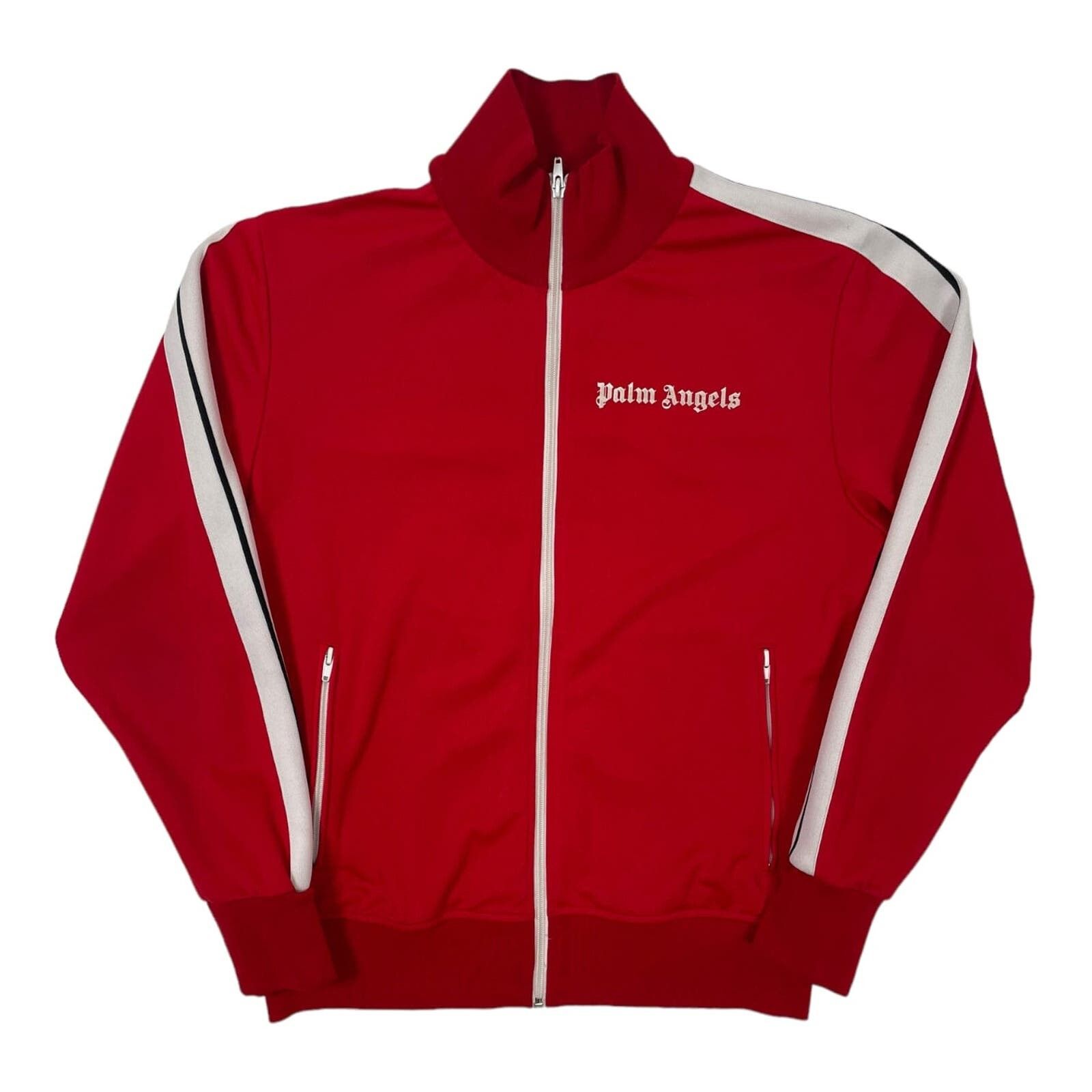 Palm Angels Track Jacket Red/White