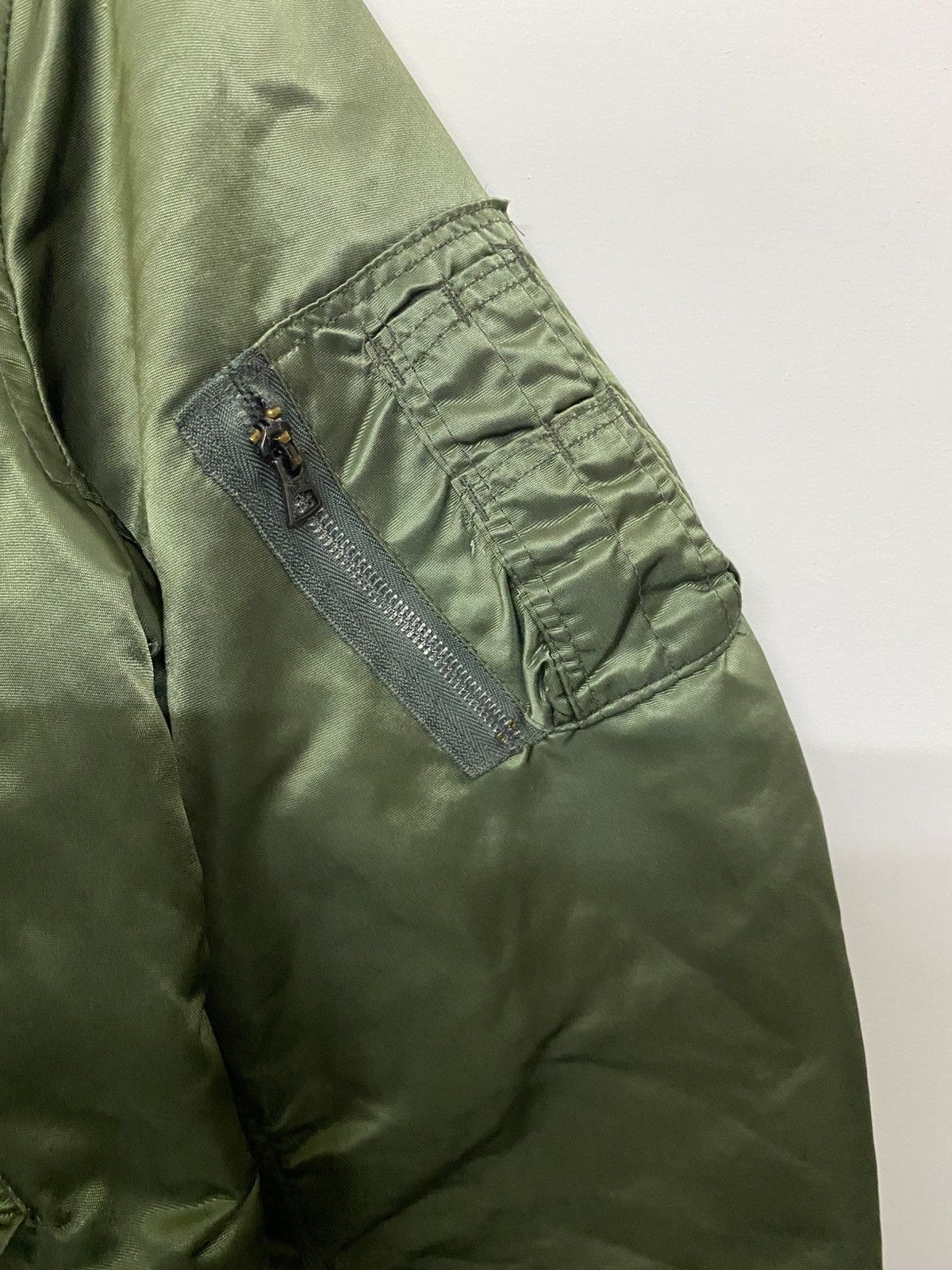 Vintage Corinth Mfg MA-1 Vintage Flight Reversible Bomber Jacket Size US L / EU 52-54 / 3 - 3 Thumbnail
