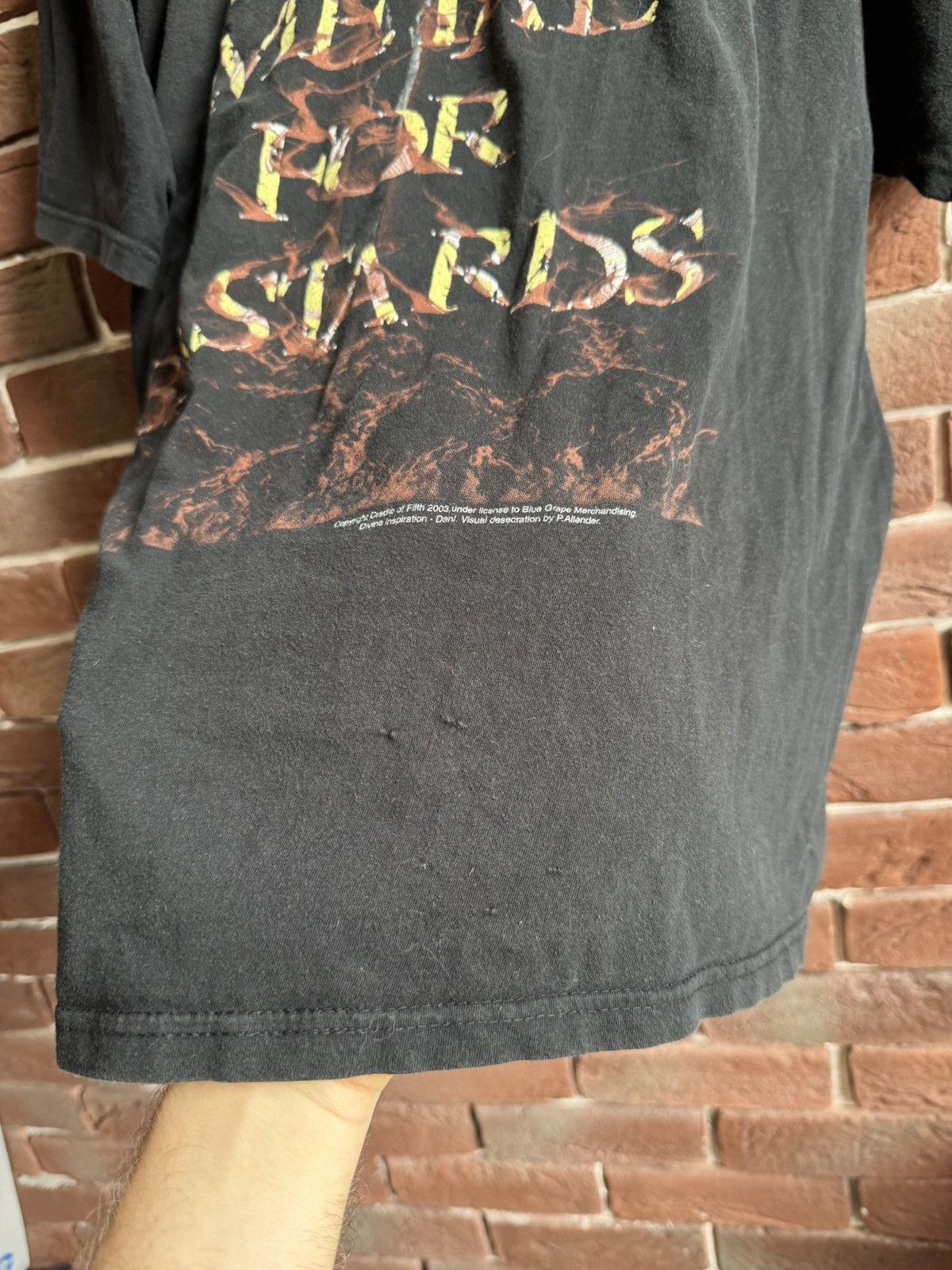 Band Tees Vintage Cradle Of Filth Black Metal For Bastard Band Tee 00s Size US L / EU 52-54 / 3 - 10 Thumbnail