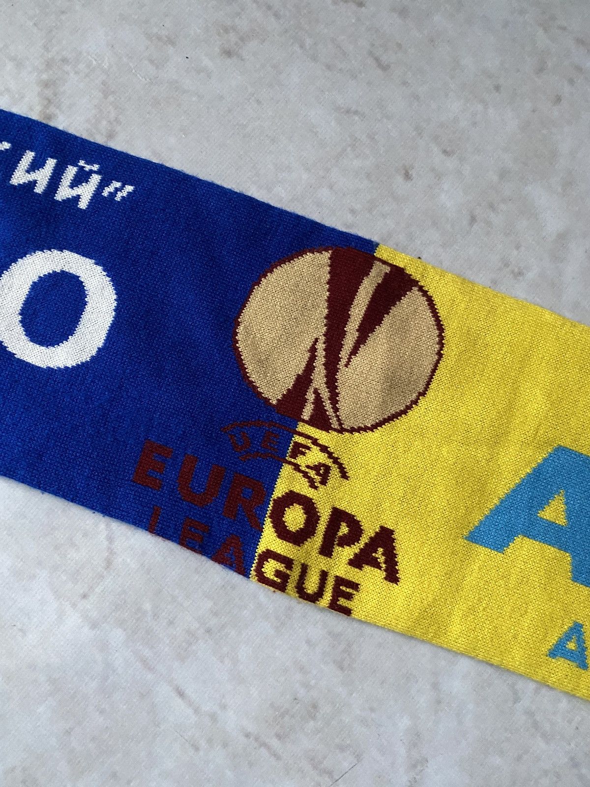 Vintage Vintage Dynamo Kyiv Астана 2018 Soccer Jersey Scarf UEFA EU Size ONE SIZE - 4 Thumbnail