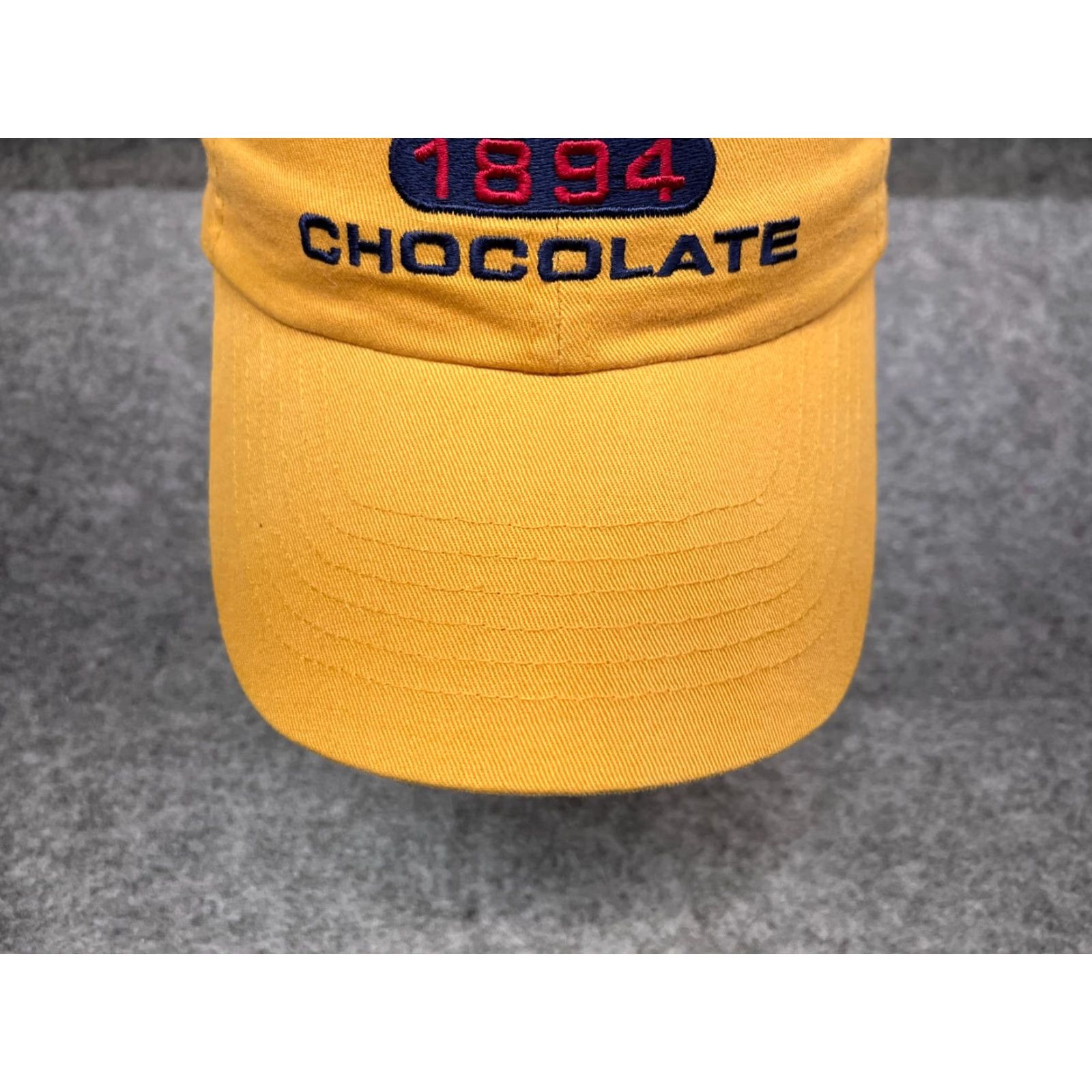CHOCOOLATE Hershey's Logo Baseball Cap Hat Adjustable Unisex One Size Yellow Cotton Outdoor Size ONE SIZE - 3 Thumbnail