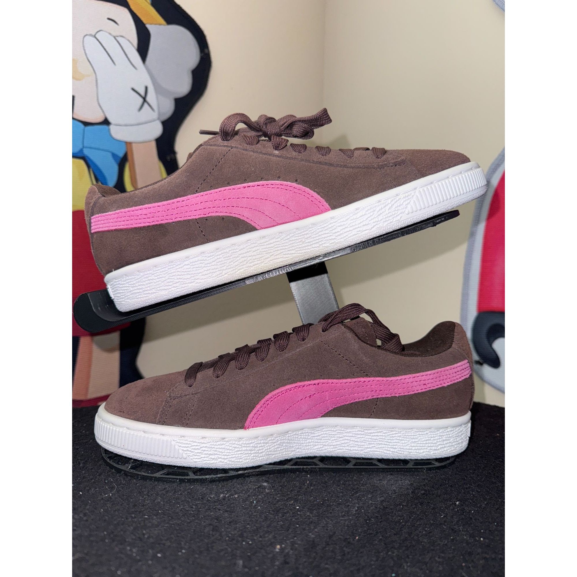Puma Puma Suede Classic Mole Magenta Haze Women's Sneakers - Brow Size US 8 / IT 38 - 1 Thumbnail
