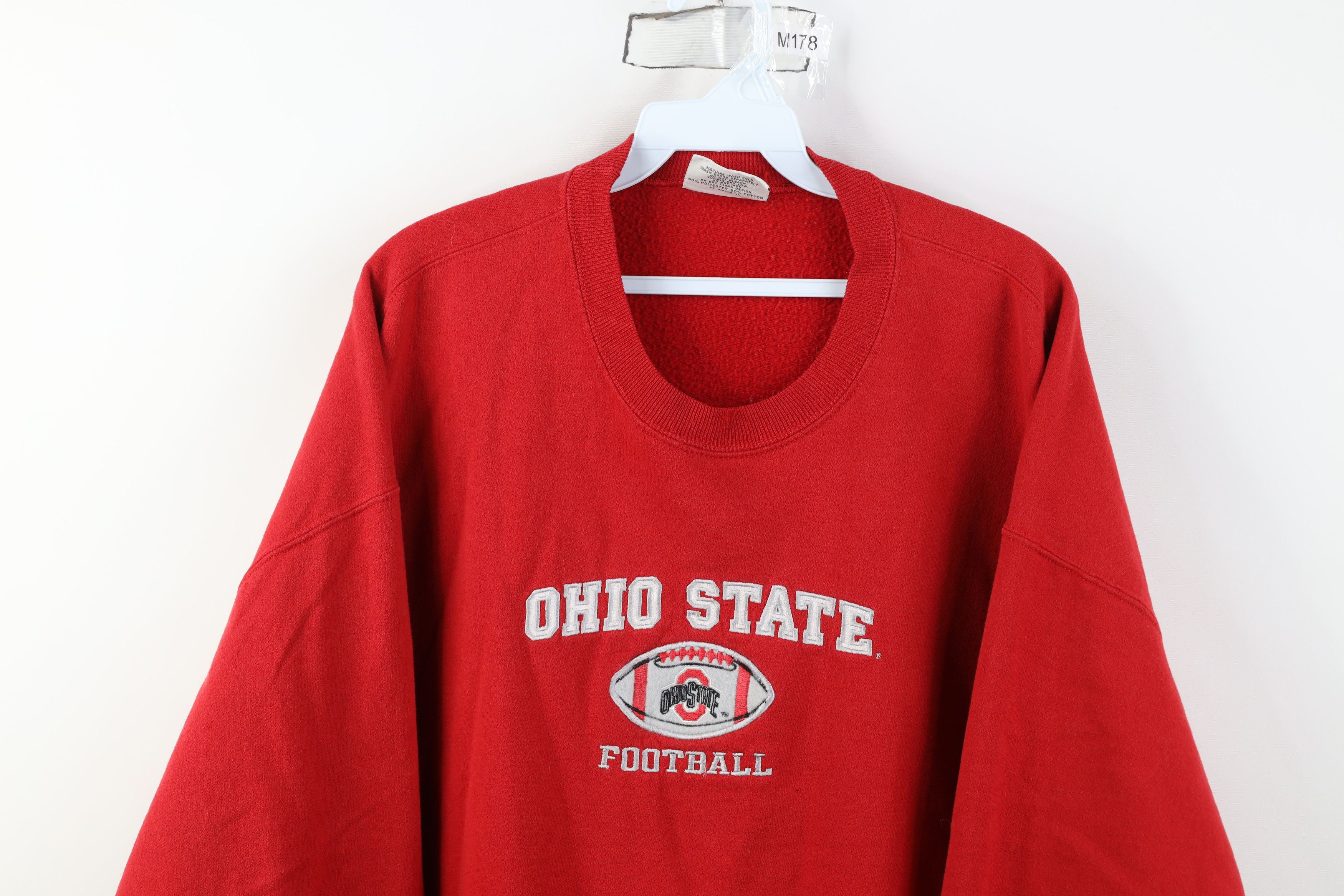 Vintage Vintage 90s Ohio State University Crewneck Sweatshirt Size US XL / EU 56 / 4 - 2 Thumbnail