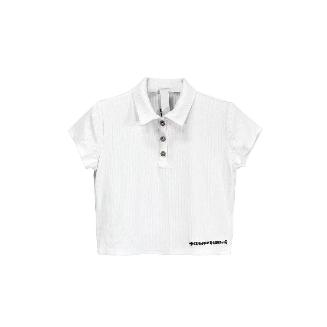 Chrome Hearts Chrome Hearts Bad Seed Dagger Script Logo Polo Tee Size XS / US 0-2 / IT 36-38 - 1 Thumbnail