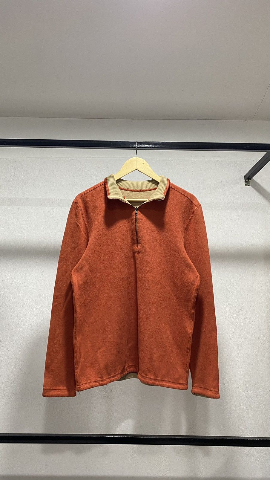 Japanese Brand × Vintage Vintage Reversible Halfzip Knitwear 90s Size US M / EU 48-50 / 2 - 8 Thumbnail