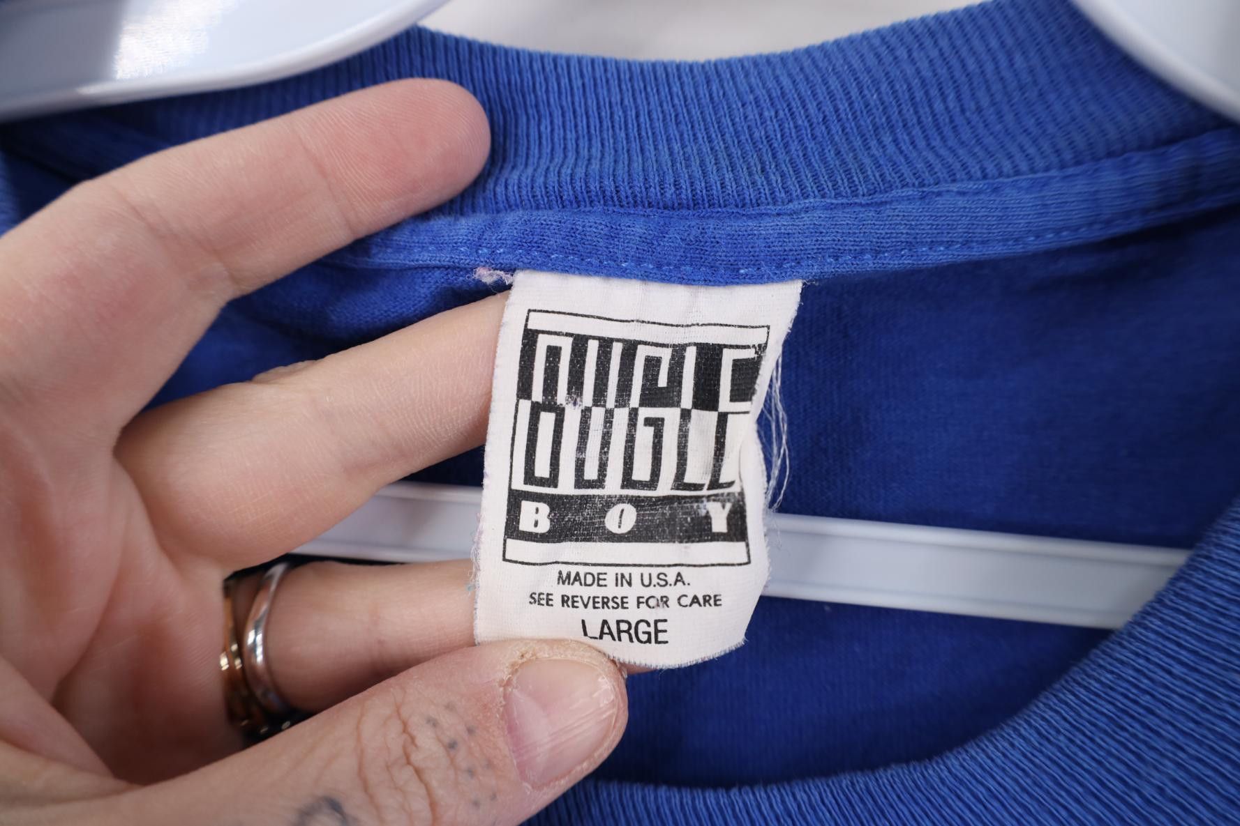 Vintage Vintage 90s Bugle Boy Surfing Spell Short Sleeve T-Shirt USA Size US L / EU 52-54 / 3 - 8 Thumbnail