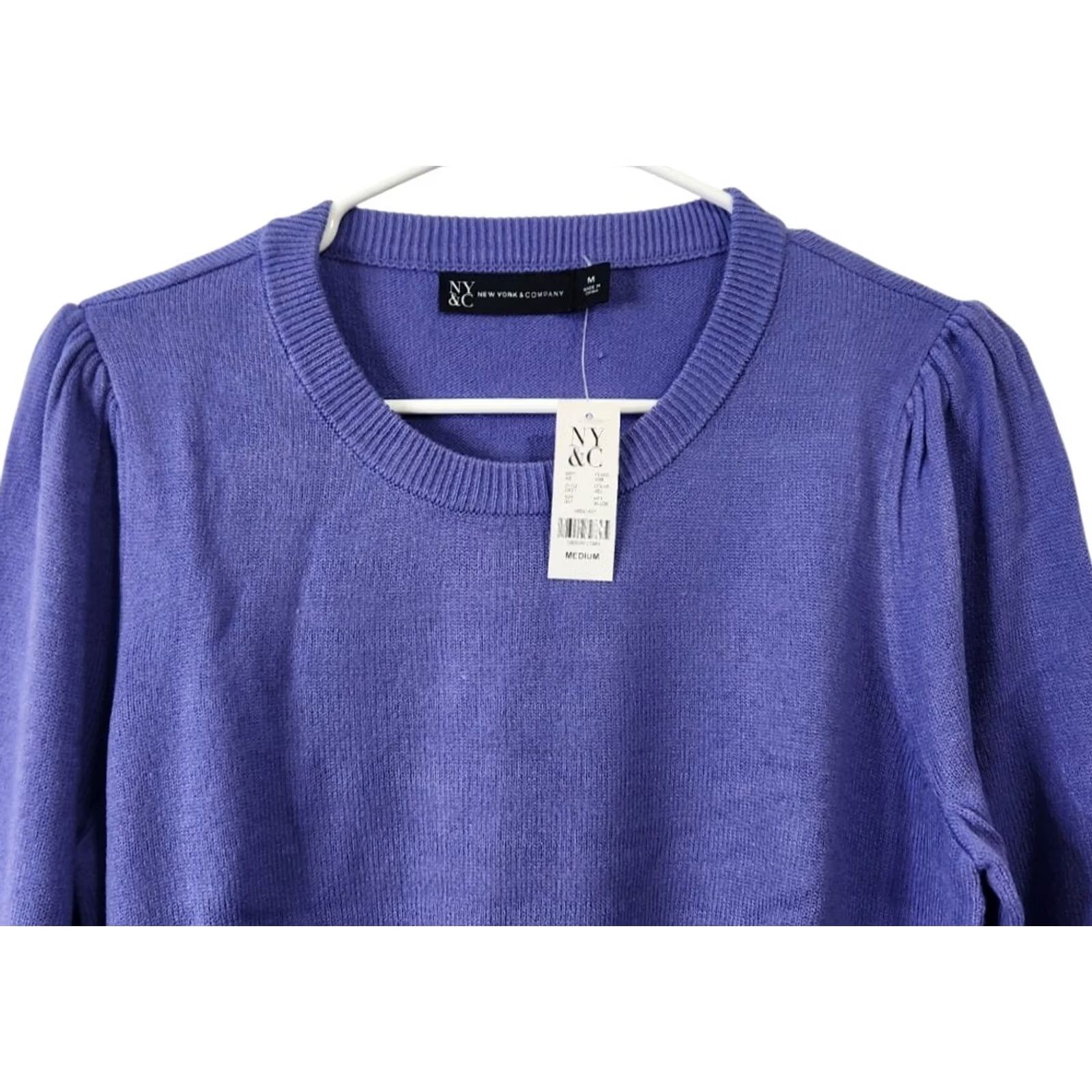 Vintage NY&Co Womens Sweater NY&Co Shirt? Size M / US 6-8 / IT 42-44 - 3 Thumbnail