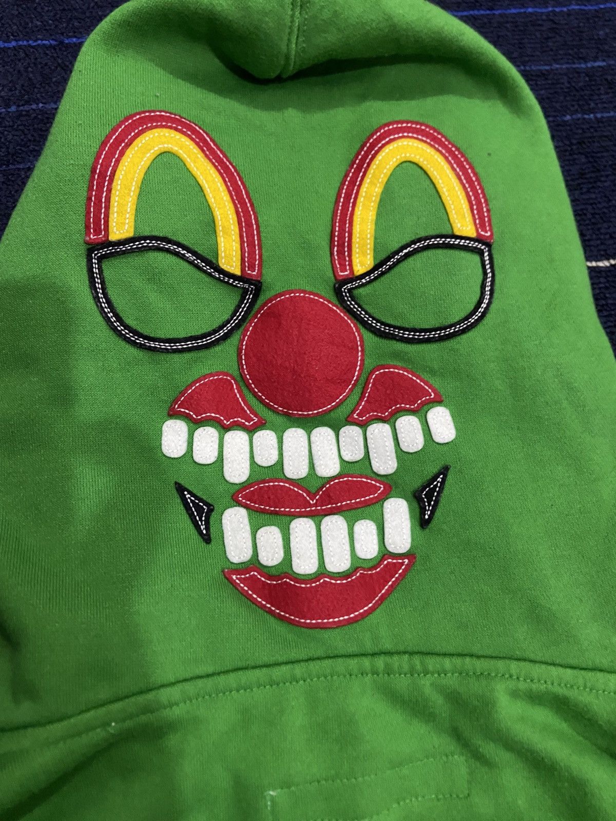 Japanese Brand Mackdaddy funny face hooded zipper jacket Size US L / EU 52-54 / 3 - 9 Thumbnail