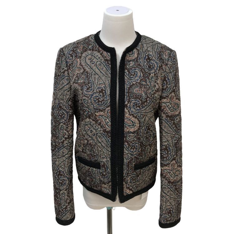Celine Celine Paisley Quilted Jacket Size 38 Size S / US 4 / IT 40 - 1 Thumbnail