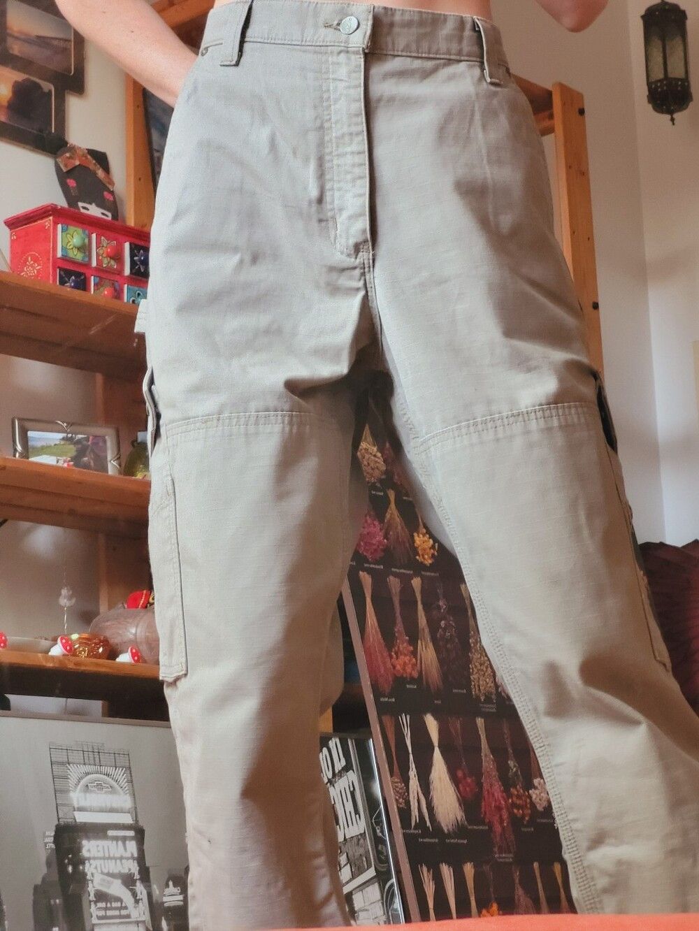 Carhartt Carhartt Mens Beige Work Pants 14806 38x34 Relaxed Fit Size US 38 / EU 54 - 1 Thumbnail