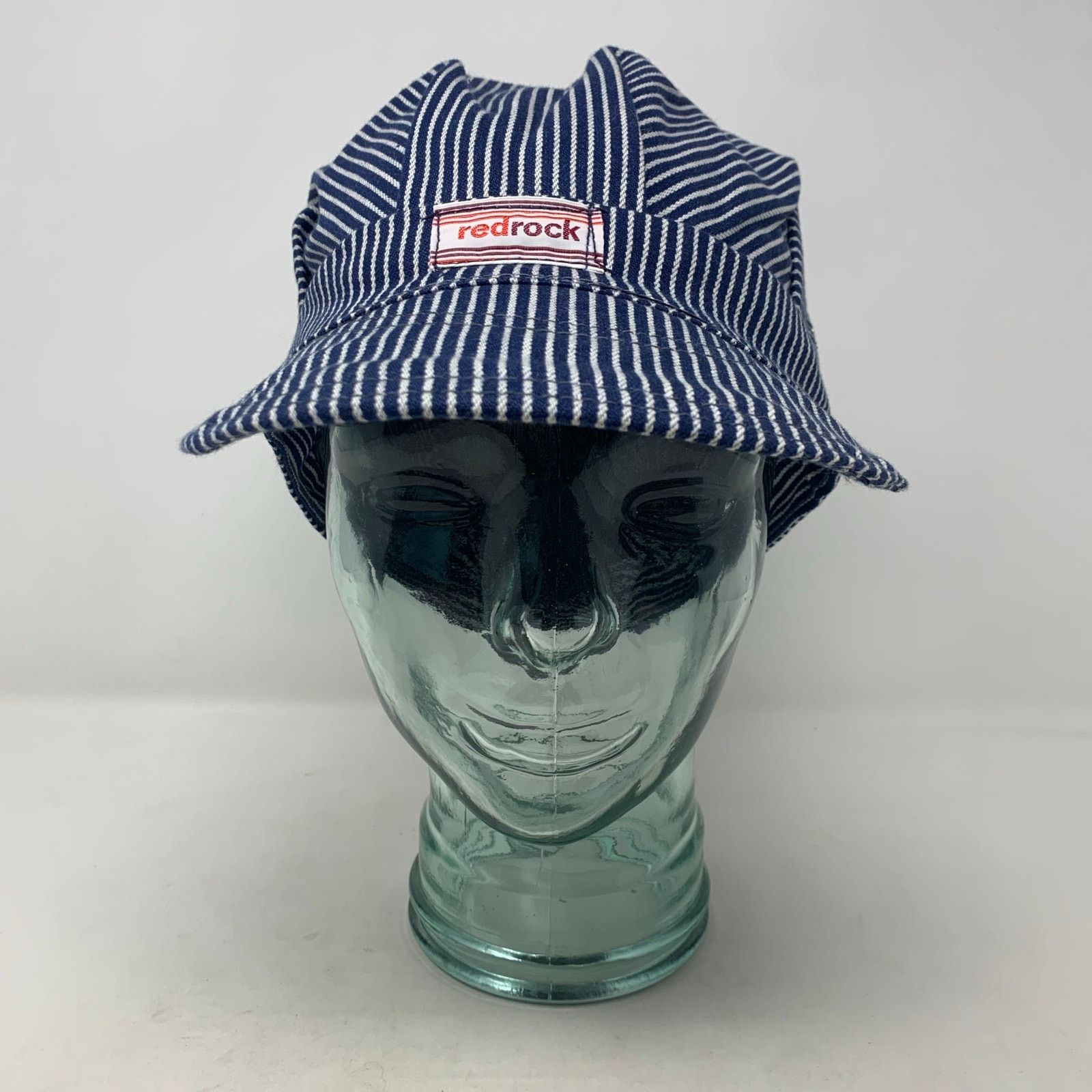 Unknown London NWT Red Rock Railroad Engineer Conductor Hat Mens 7 3/8 Size ONE SIZE - 8 Thumbnail