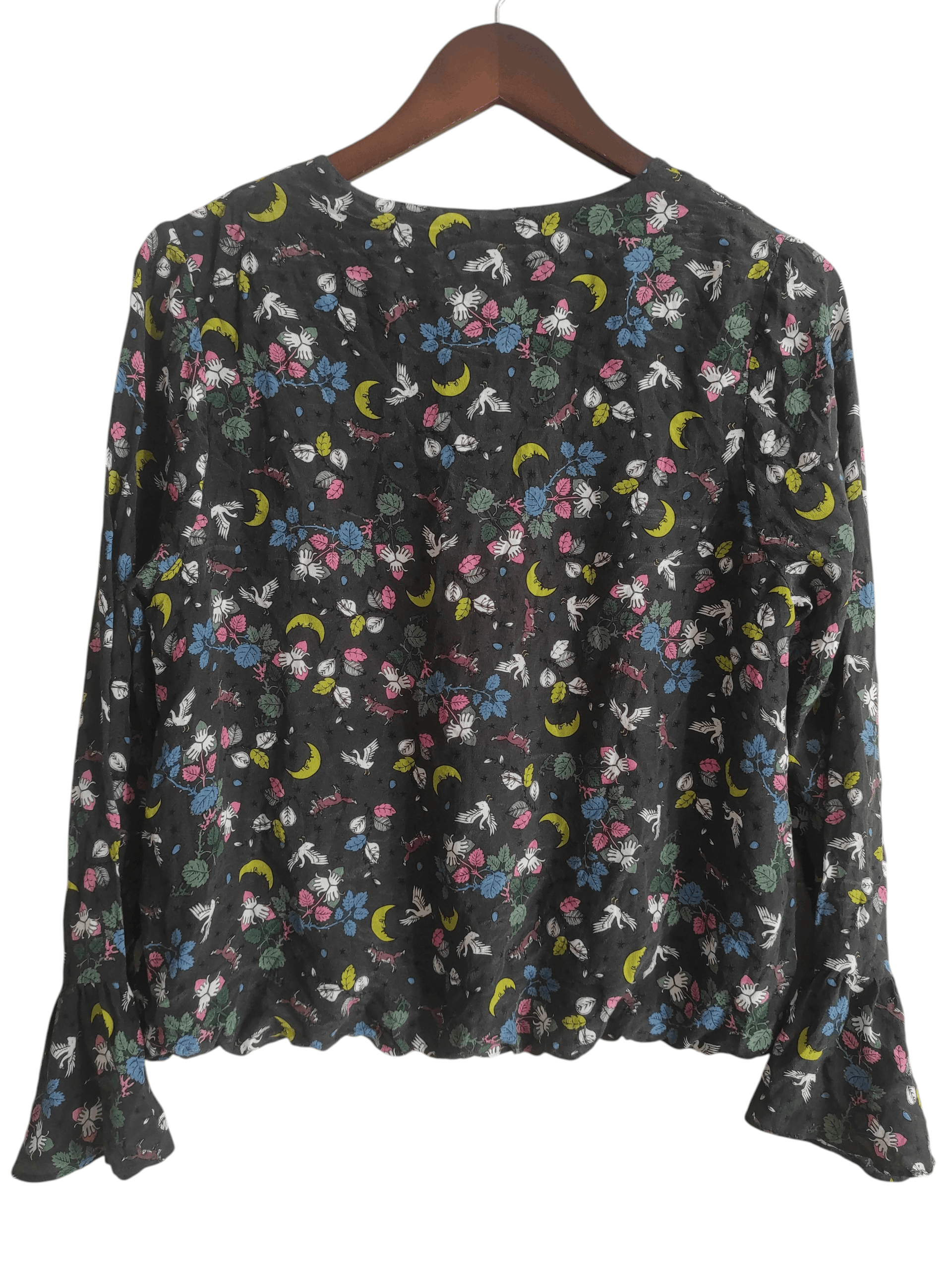 Essentiel Antwerp Essentiel Antwerp Silk Long Sleeve Top Blouse Size M / US 6-8 / IT 42-44 - 2 Thumbnail
