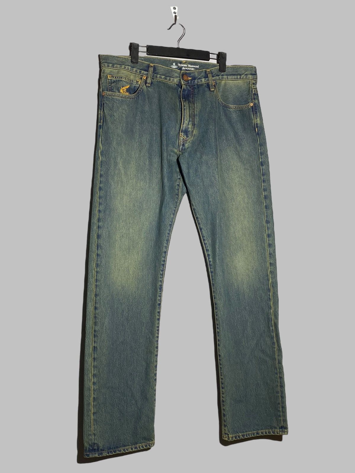 Vivienne Westwood Rare Vivienne Westwood Big Pocket Logo Jeans Size US 36 / EU 52 - 3 Thumbnail