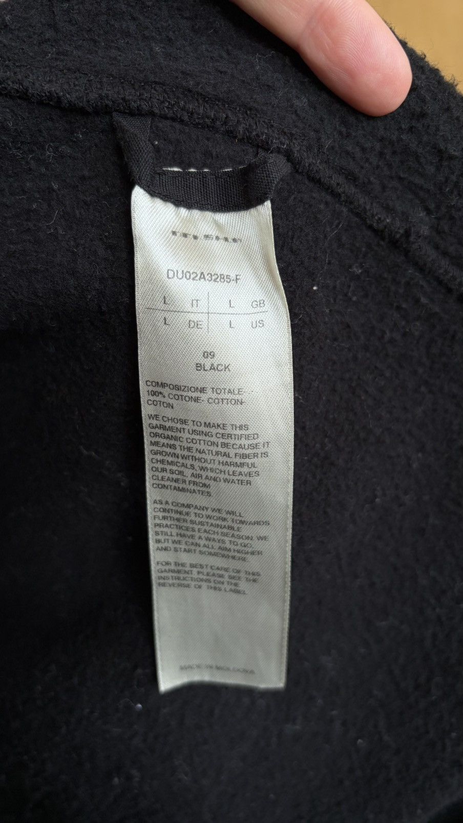Rick Owens Drkshdw Rick Owens DRKSHDW “Peter” Hoodie Black Size L Size US L / EU 52-54 / 3 - 6 Thumbnail