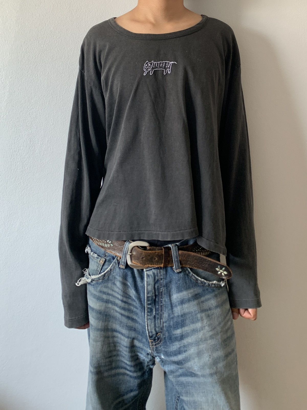 Issey Miyake Sun Faded Vintage 80s Issey Miyake Hai Sporting Gear Tee Size US M / EU 48-50 / 2 - 1 Thumbnail