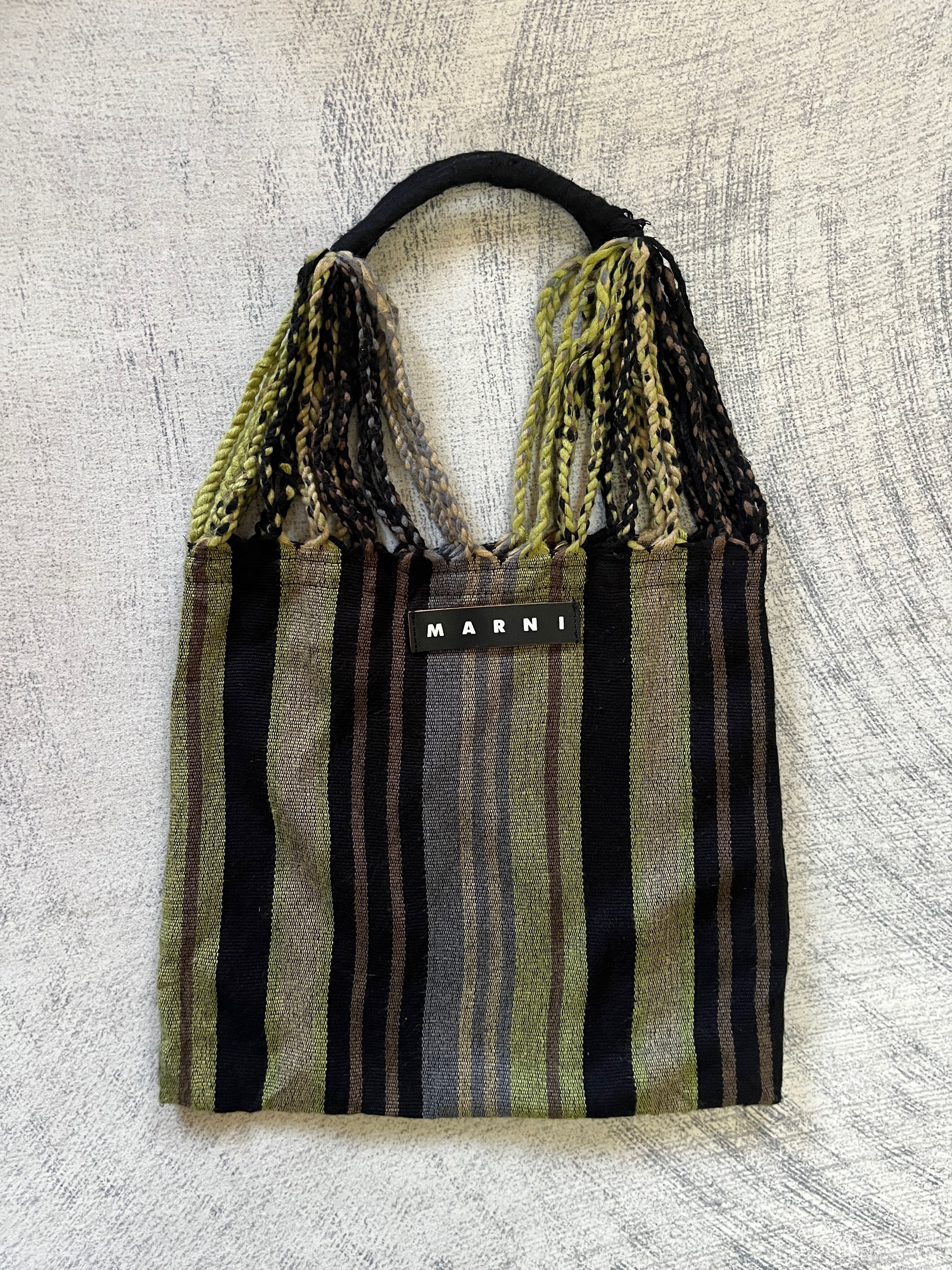 Marni Deep Sage Marni Market Hammock Bag Size ONE SIZE - 2 Thumbnail