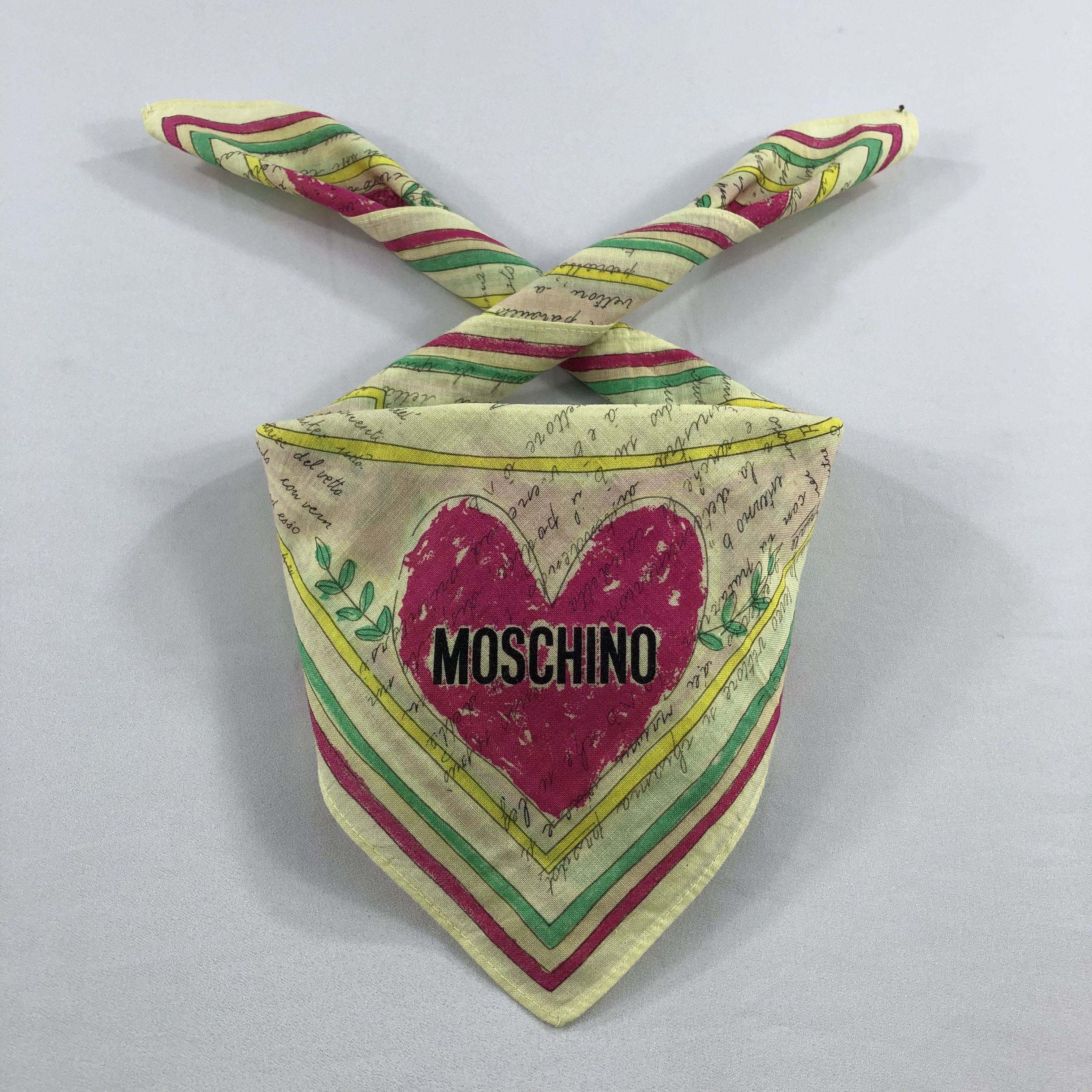 Moschino Bandana/ Handkerchief / Neckerchief