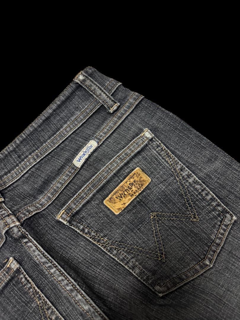 Tornado Mart FLARED 90’s Style Wrangler Buffalo Mudwash Western Jeans Size US 27 - 18 Thumbnail