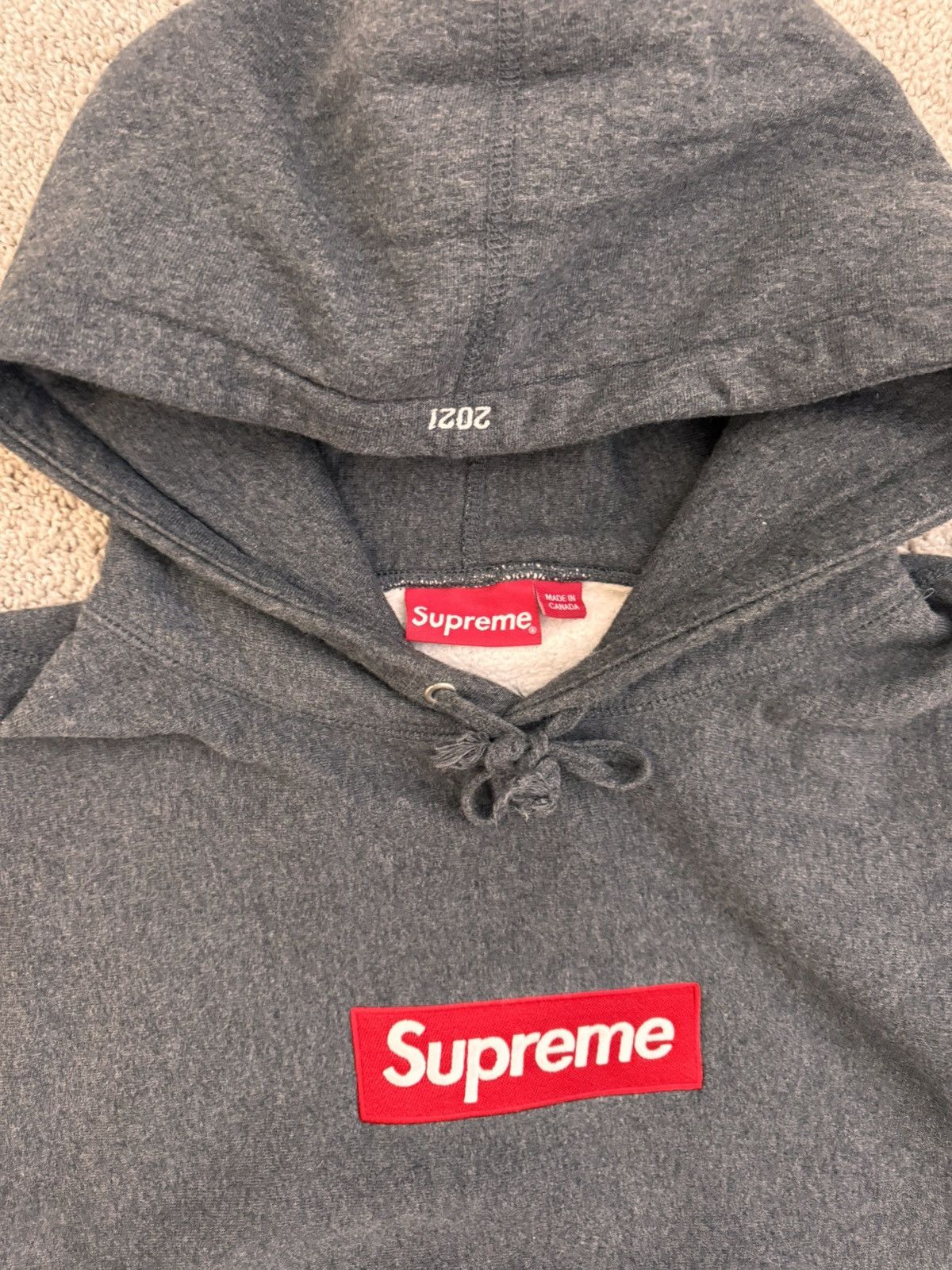 Supreme Supreme box logo hoodie 2021 Size US L / EU 52-54 / 3 - 6 Thumbnail