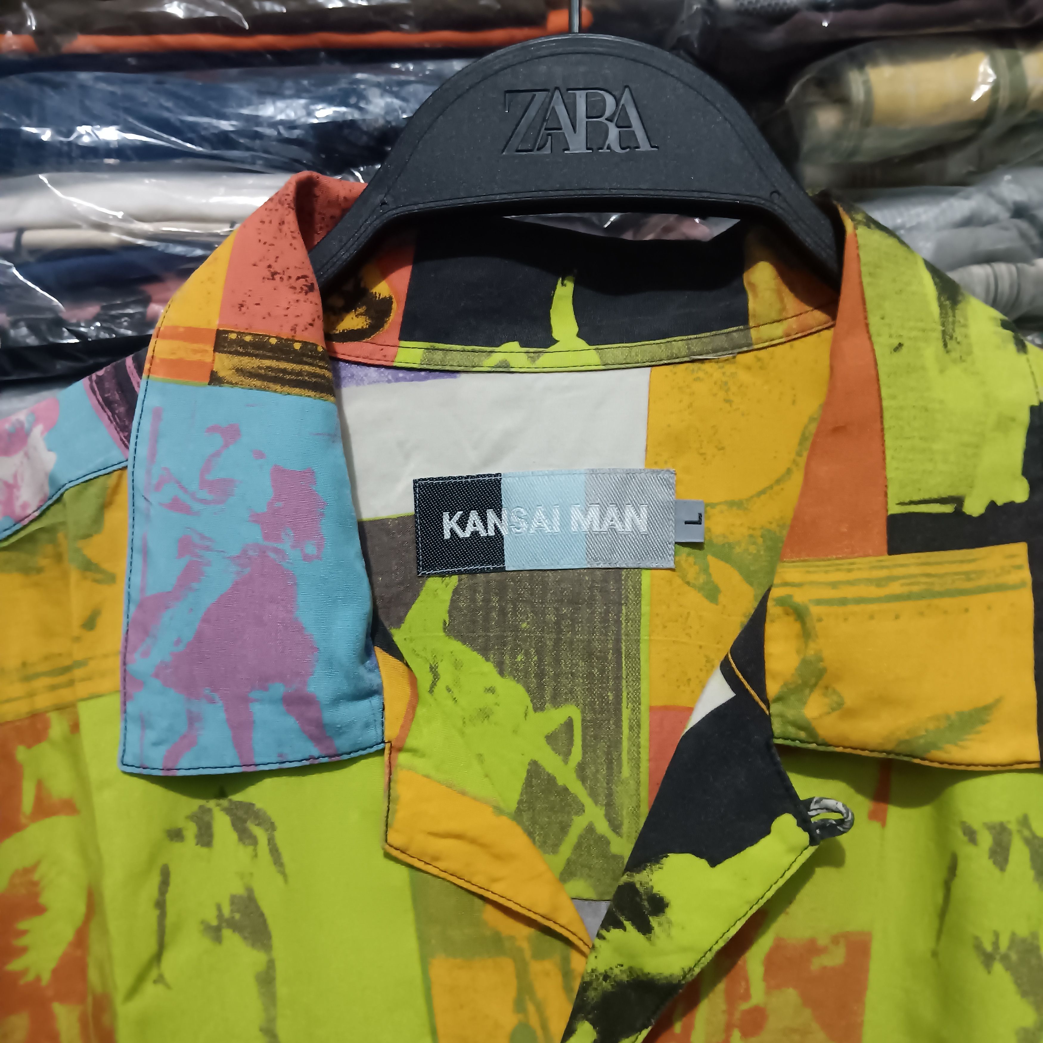 Kansai Yamamoto Kansai Yamamoto Man patch models shirt button Size US XL / EU 56 / 4 - 4 Thumbnail