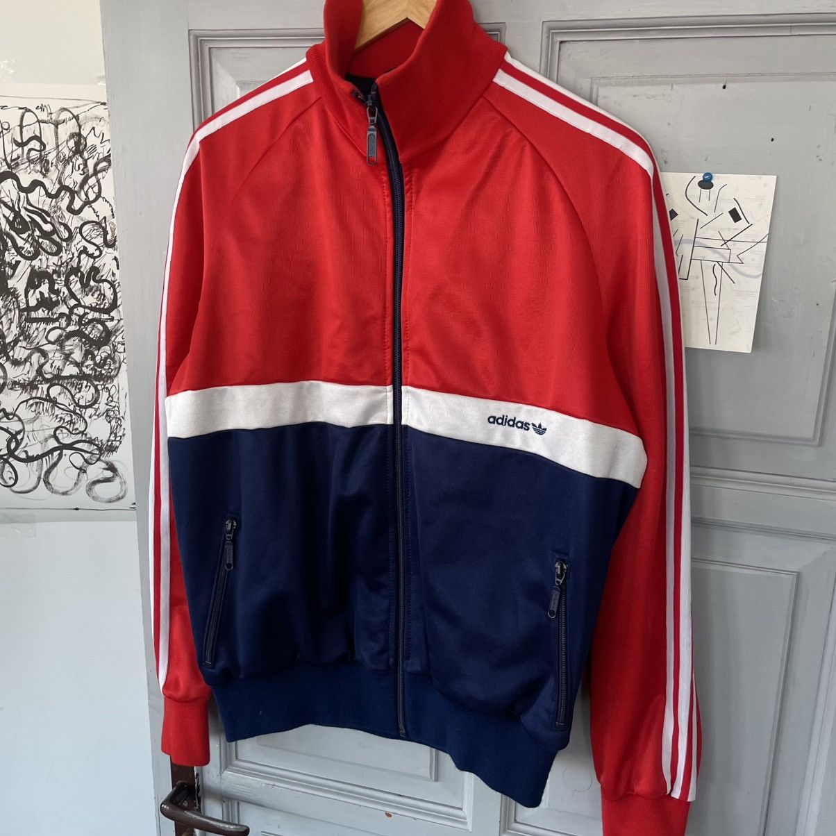 Adidas × Vintage 🔥Vintage Adidas 70-80’s Tracksuit Jacket size M Size US M / EU 48-50 / 2 - 6 Thumbnail