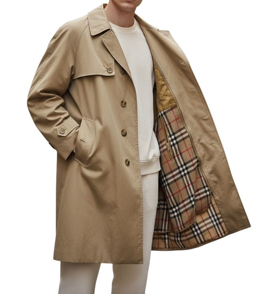 Burberry Vintage Burberry Trench Coat Size US L / EU 52-54 / 3 - 1 Thumbnail