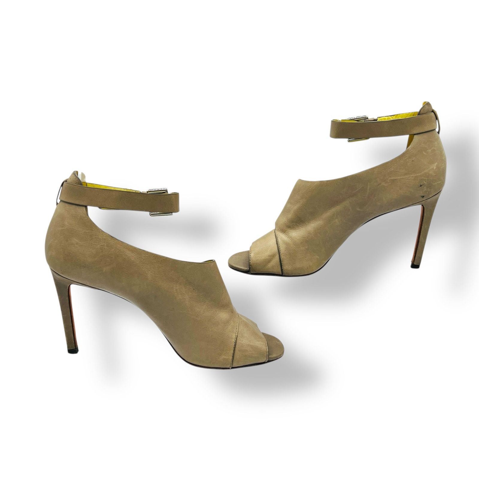 Coach Coach Manhattan Leather OpenToe Ankle Strap Stiletto Heels 7 Size US 7 / IT 37 - 3 Thumbnail