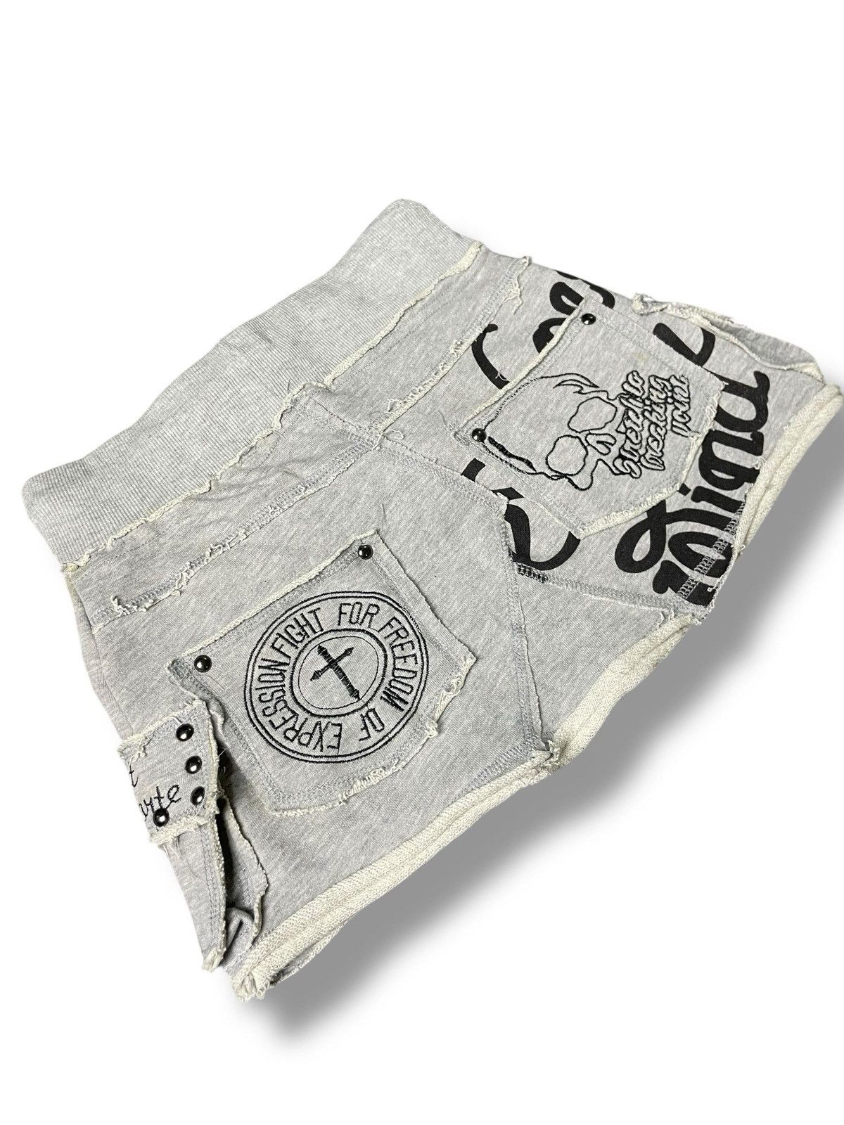 Japanese Brand Love Junkie Punk Mini Skirt (6) Size 23" - 5 Thumbnail