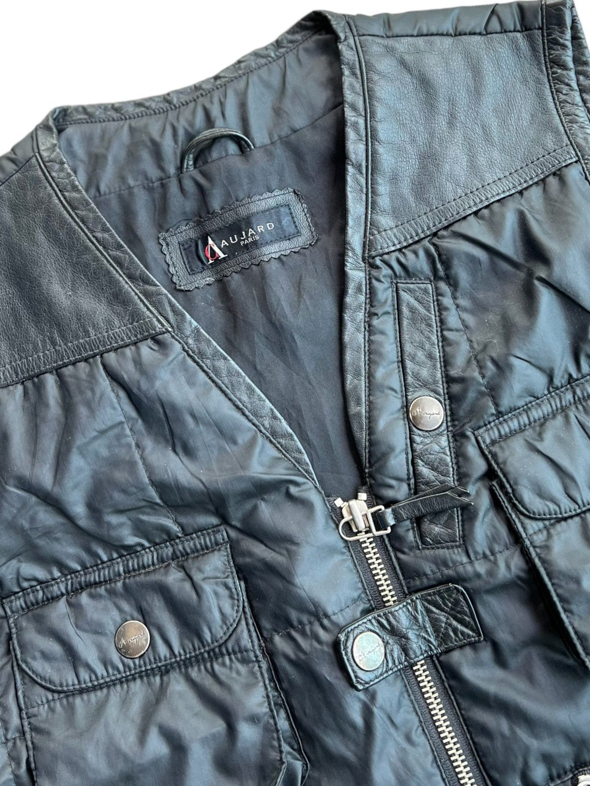 Other 🔥DOPE!!! AC Aujard Tactical Cargo Leather Pocket Strap Vest Size US S / EU 44-46 / 1 - 4 Thumbnail