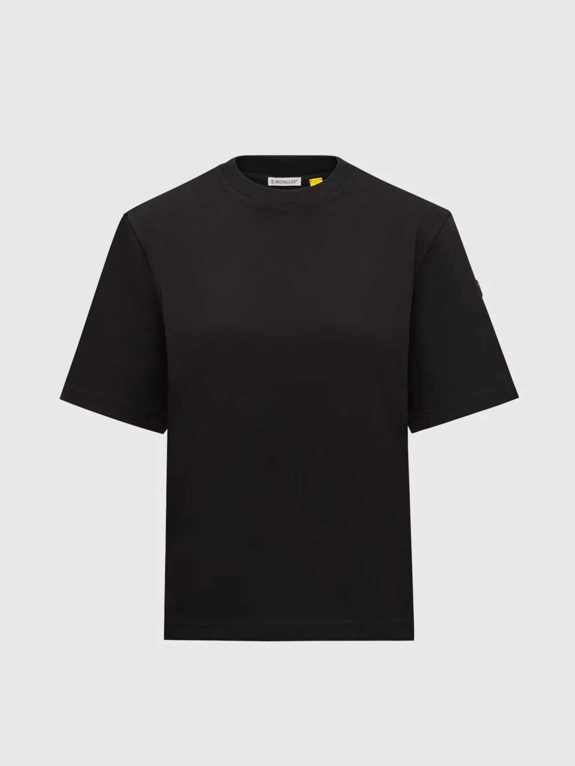 Moncler Moncler T-Shirt Woman Black Size L / US 10 / IT 46 - 1 Preview