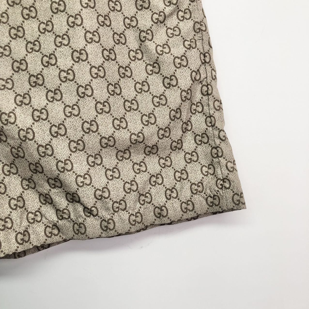 Gucci Gucci Brown All-over Letter Logo Casual Shorts K26WX Size US 34 / EU 50 - 4 Thumbnail