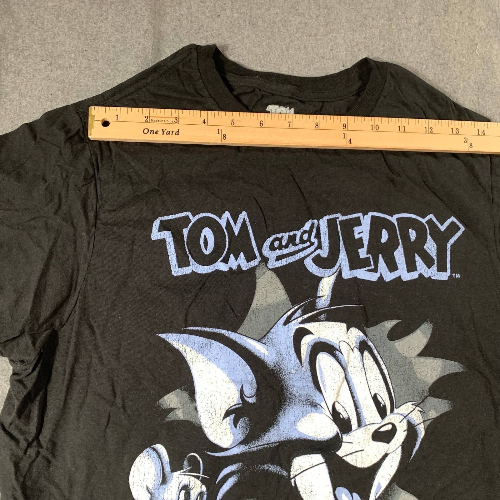 Other Tom & Jerry Shirt Women Medium Black Casual T Shirt Ladies Size M / US 6-8 / IT 42-44 - 6 Thumbnail