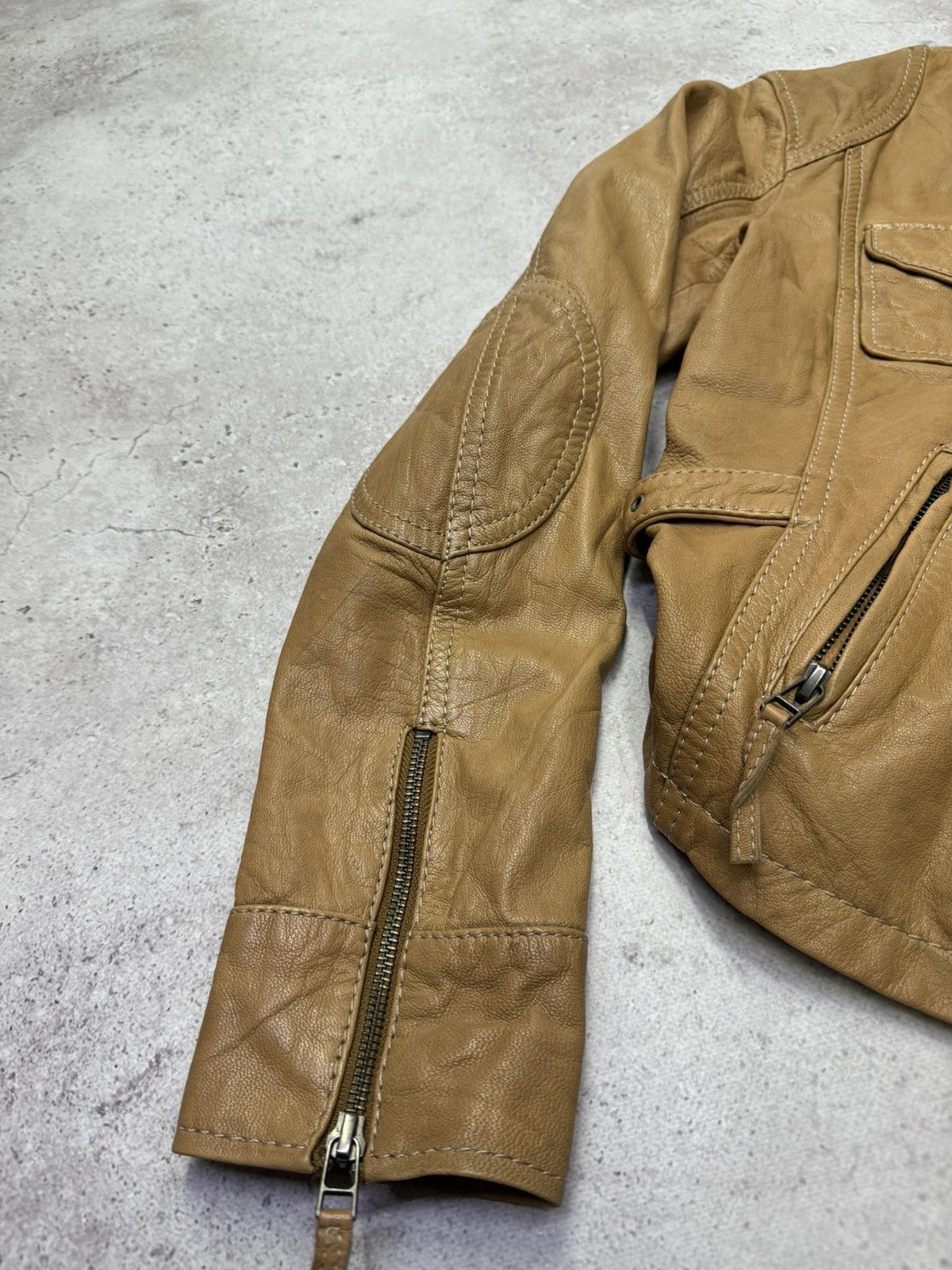 14th Addiction Vintage Soft Leather Bandage Jacket Size US M / EU 48-50 / 2 - 4 Thumbnail