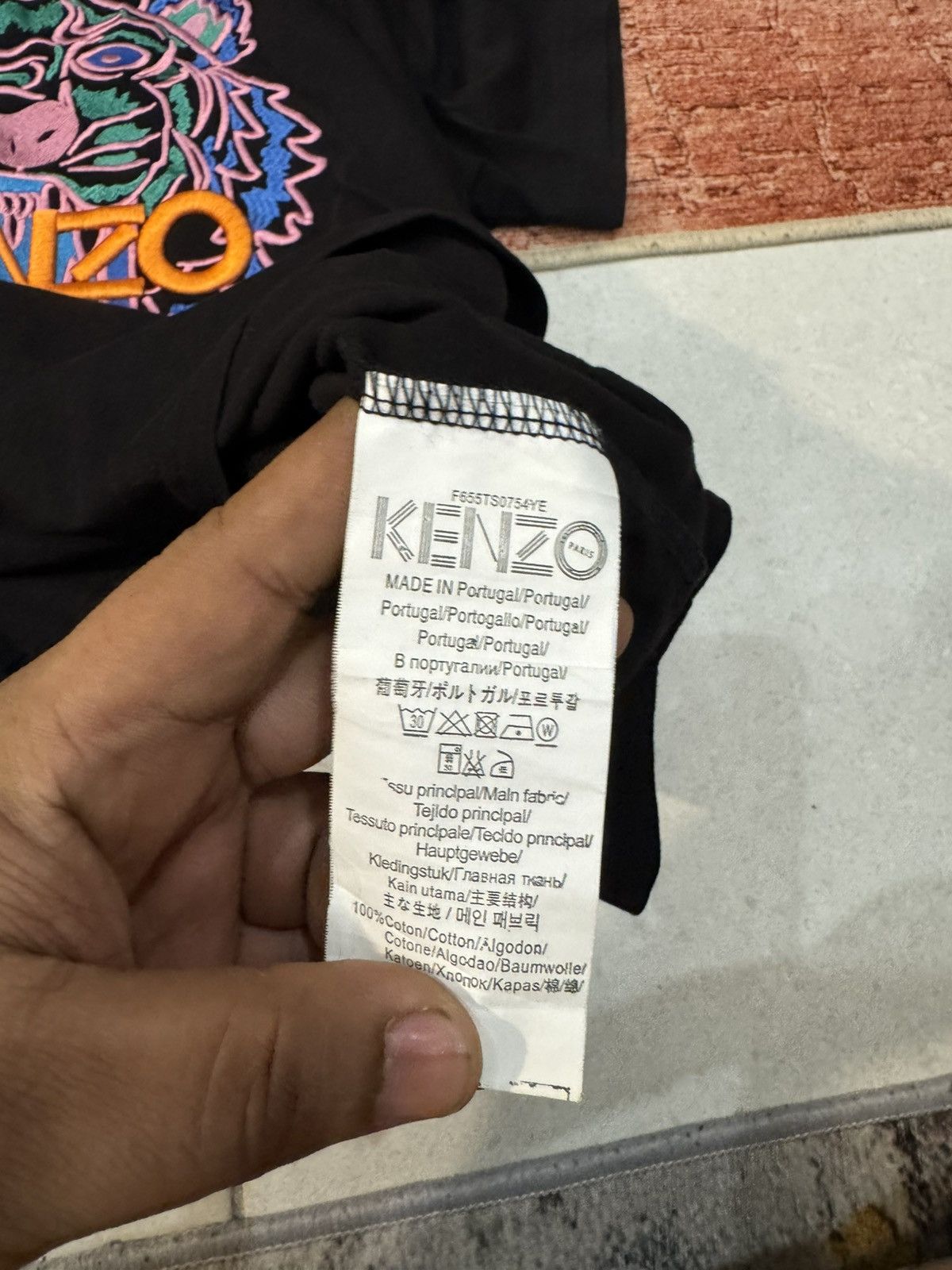 Kenzo Kenzo Paris embroidery tee Size US M / EU 48-50 / 2 - 4 Thumbnail