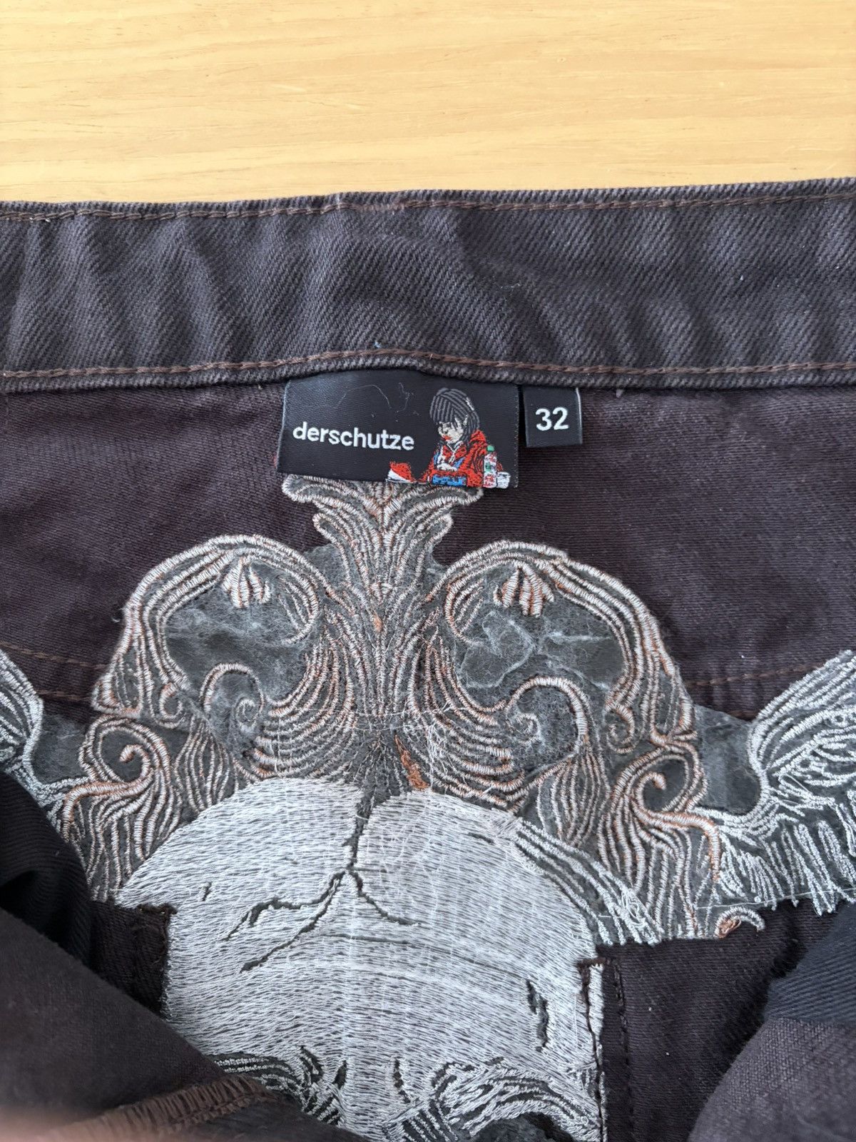 Derschutze Derschutze Hellboy Brown Denim Jeans - Size 32 Size US 32 / EU 48 - 6 Thumbnail
