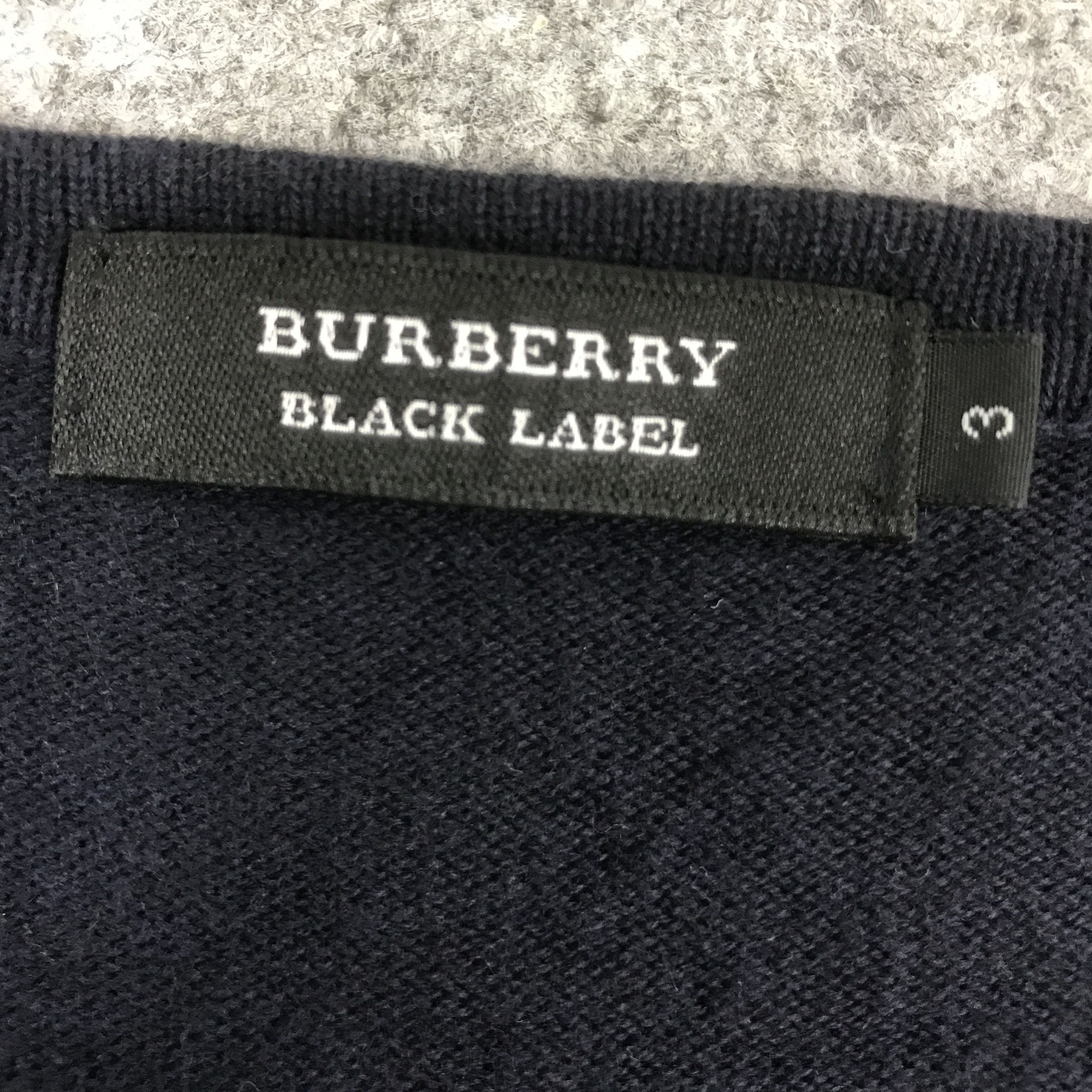Burberry BURBERRY BLACK LABEL NECK V DESIGN KNITWEAR Size US M / EU 48-50 / 2 - 12 Thumbnail