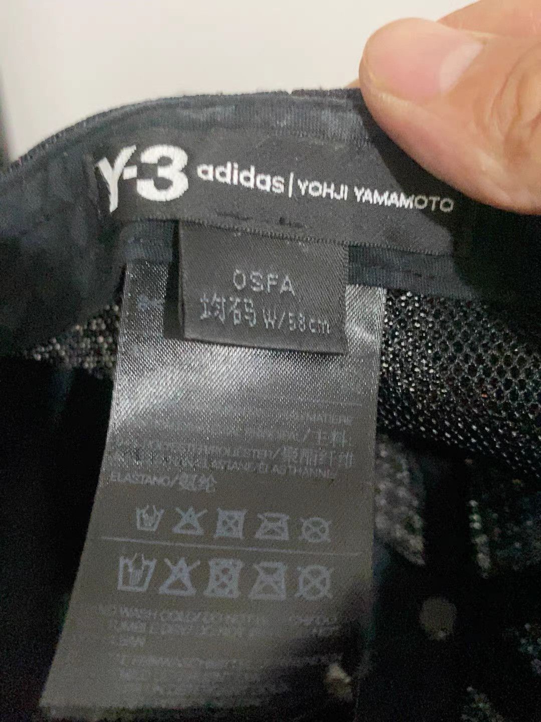 Y-3 Y-3 Black Baseball Cap K10 Size ONE SIZE - 2 Thumbnail