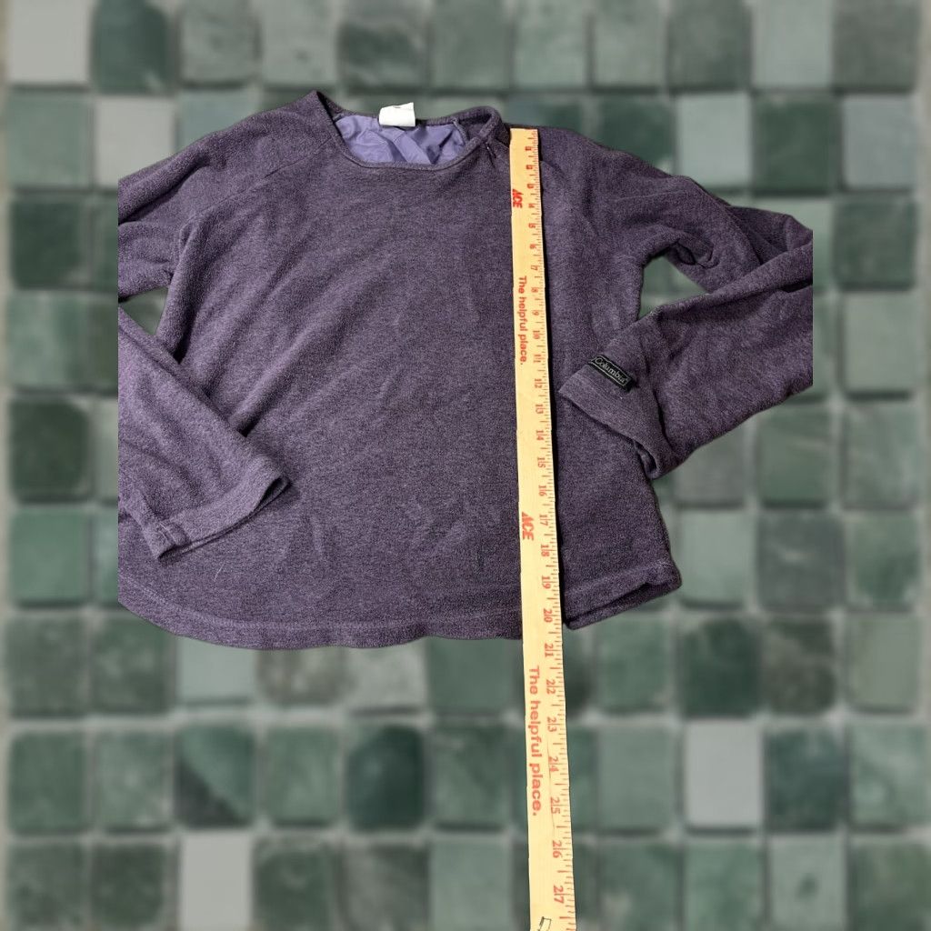 Vintage Columbia Blouse Shirt Womens L Purple Long Sleeve Button Up Casual Travel Outdoor Hiking Fishing Regular Fit Purple Size L / US 10 / IT 46 - 1 Thumbnail