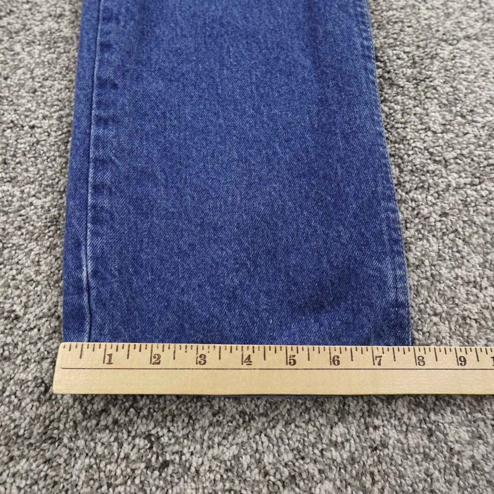 Lee VTG Lee Jeans Mens 36X32 Dark Blue Denim Pants Straight Western 90s USA Jeans Mens Size 36 Regular Blue Denim Jeans Size US 36 / EU 52 - 2 Thumbnail